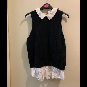 Semi woolen knit Top